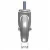 Front view drawing of caster with dimensions