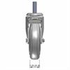 Front view drawing of caster with dimensions