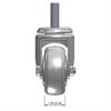 Front view drawing of caster with dimensions