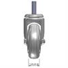 Front view drawing of caster with dimensions