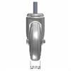 Front view drawing of caster with dimensions