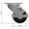 Side view drawing of caster with dimensions