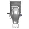 Front view drawing of caster with dimensions