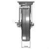 Top view drawing of caster with dimensions