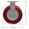 Side view drawing of caster with dimensions