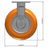 Side view drawing of caster with dimensions