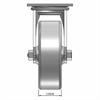 Front view drawing of caster with dimensions