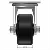Front view drawing of caster with dimensions