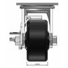 Front view drawing of caster with dimensions