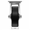 Front view drawing of caster with dimensions