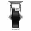 Front view drawing of caster with dimensions