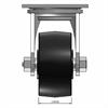Front view drawing of caster with dimensions