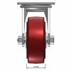 Front view drawing of caster with dimensions