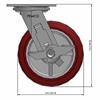 Side view drawing of caster with dimensions