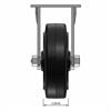 Front view drawing of caster with dimensions