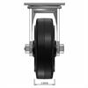 Front view drawing of caster with dimensions