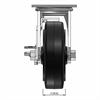 Front view drawing of caster with dimensions