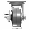 Front view drawing of caster with dimensions