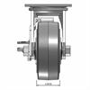 Front view drawing of caster with dimensions
