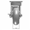 Front view drawing of caster with dimensions