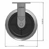 Side view drawing of caster with dimensions