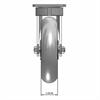 Front view drawing of caster with dimensions