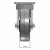Front view drawing of caster with dimensions