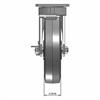 Front view drawing of caster with dimensions