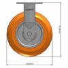 Side view drawing of caster with dimensions
