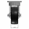 Front view drawing of caster with dimensions
