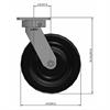 Side view drawing of caster with dimensions