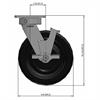 Side view drawing of caster with dimensions