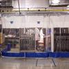 Curtain wall utilized in a clean room application
