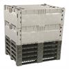 Store five KitBins in the footprint of one for great space savings when not in use. Stack the pallet bases and fit the disassembled walls of four containers into the fifth.