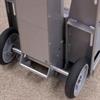 Powered lift hand truck kick axle