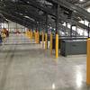 Bollards installed to protect equipment
