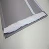 3M Thinsulate Ultra insulation is placed between two layers of 18 oz. vinyl curtain material