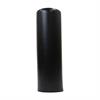 Black bollard cover on plain background