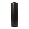 Brown bollard cover on plain background