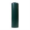 Forest green bollard cover on plain background