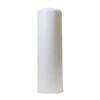 White bollard cover on plain background