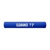 Blue clearance bar with white lettering spelling out Clearance 7' 3"
