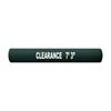 Forest green clearance bar with white lettering spelling out Clearance 7' 3"