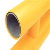 Cross section of a steel pipe with yellow sleeve