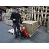 Pallet Truck with Built-In Scale In Use
