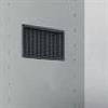 Detail of air vent from cabinet interior