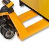 Cabinet can be moved using a pallet jack