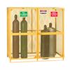 Cylinder Storage Cage with Labels