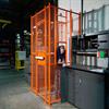 Dock Door Security Cage in Optional Orange Color