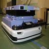 AGV following magnetic navigation